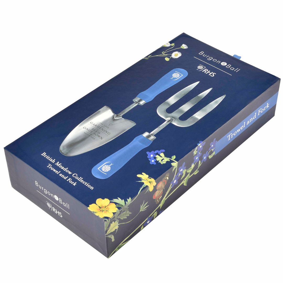 Wood Trowel & Fork Set – Burgon & Ball – British Meadow